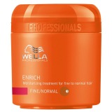 Masca Hidratanta pentru Par Fin si Normal - Wella Professionals Enrich Moisturizing Mask 150 ml